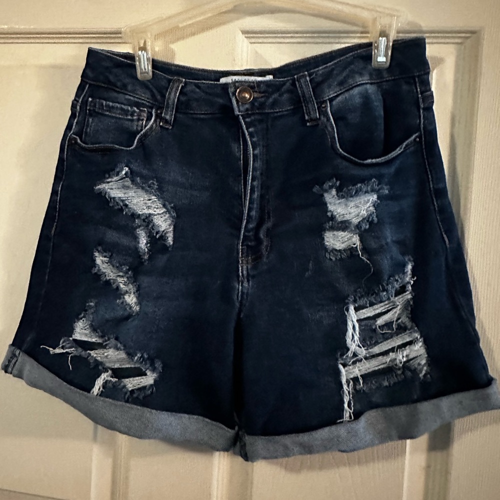Wax stretch jeans shorts Medium